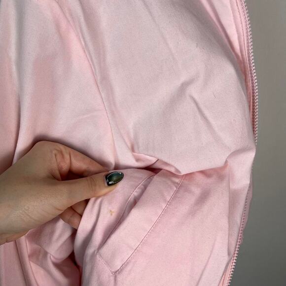 Deadstock Vintage Baby Pink and Grey Reversible Jacket and Vest - Picture 4 of 8